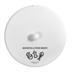 BL83 vit (BL84 svart, BL85 grå) Matavfallslock täckande med knopp